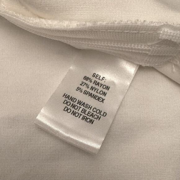 Lulus White Asymmetrical Off The Shoulder Spring Blouse Size S - Picture 5 of 9